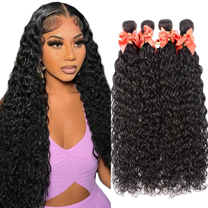 Extensions de cheveux naturels indiens Remy bouclés, double trame machine, pointes pleines, noir naturel, 22-28 pouces - Product Image 1