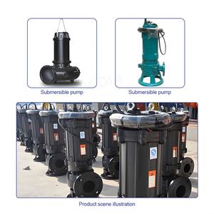 Pompe submersible portable anti-colmatage pour eaux usées, pompes à boue, pompes submersibles pour eaux usées urbaines - Product Image 6
