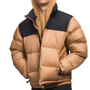 Chaqueta Freddie de Mezcla de Materiales para Hombre, Chaqueta Acolchada de Invierno con Cierre Frontal, Cómoda - Product Image 1