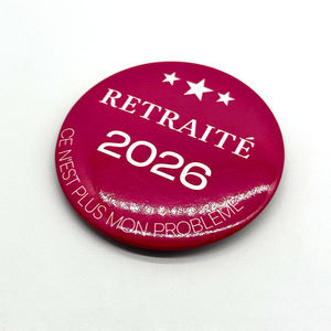 Badge en étain personnalisé avec logo, impression réfléchissante, forme ronde, pour la sécurité scolaire, diamètres 32mm, 38mm, 44mm, 58mm - Product Image 4