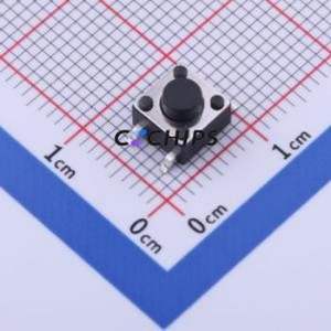 TS-1095PS-A3B3-C3D2 Tactile Switch SMD-4P,6x6mm Switch Single Pole Single Throw Round Button 2.5N Vertical Mount - Product Image 1