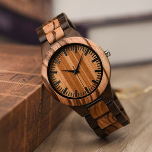 Orologio Unisex in Vero <span class=keywords><strong>Legno</strong></span> con Incisione Logo Personalizzato per <span class=keywords><strong>Donna</strong></span> - Product Image 3
