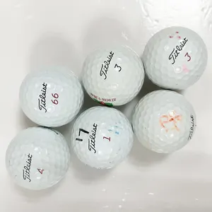 Wholesale Plain Used Branded Golf Ball Stock A B Grade Mix Brand Second Hand Balls