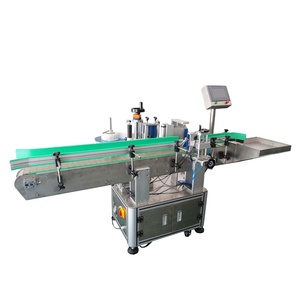 Water Bottle Label Bottled Water Labeling Machine 2022 Pet Plastic Mineral Water Bottle Labeling Machine Vertical Automatic Label Outer Packaging Labeling Machine