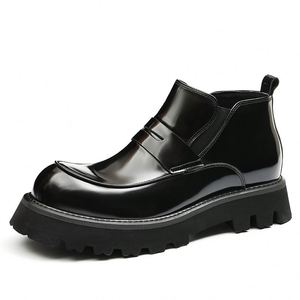 Zapatos de Vestir para Hombre de Alta Calidad, Estilo Casual Británico Extravagante, Oxfords de Moda, Nuevos Zapatos de Boda de Cuero Genuino para Hombre - Product Image 2