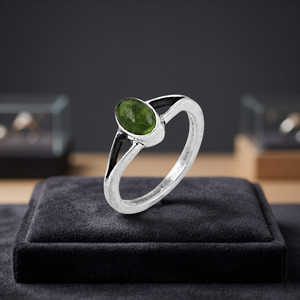 Anillo de Plata de Ley 925 con Turmalina, Elegante y Moderno, de Art Palace - Product Image 2