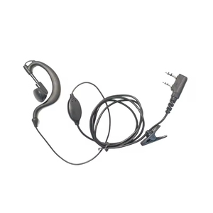 Radio Bidireccional Portátil <span class=keywords><strong>Baofeng</strong></span> <span class=keywords><strong>UV</strong></span>-5R, Walkie Talkie <span class=keywords><strong>BF</strong></span>-888s <span class=keywords><strong>UV</strong></span>-<span class=keywords><strong>82</strong></span>, Micrófono PTT, Auriculares con Conector K de 2 Pines, Auriculares Intrauditivos de 125 cm, Especializados - Product Image 4