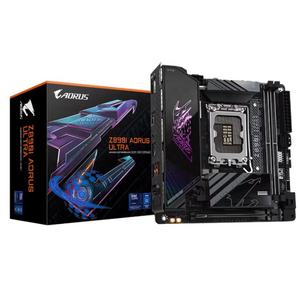 Z890I A ULTRA Itx <strong>Motherboard</strong> DDR5 Memory Support Layout Z890I AORUS ULTRA Mini Sculpting WiFi7 <strong>Motherboard</strong> Z890I - Product Image 1
