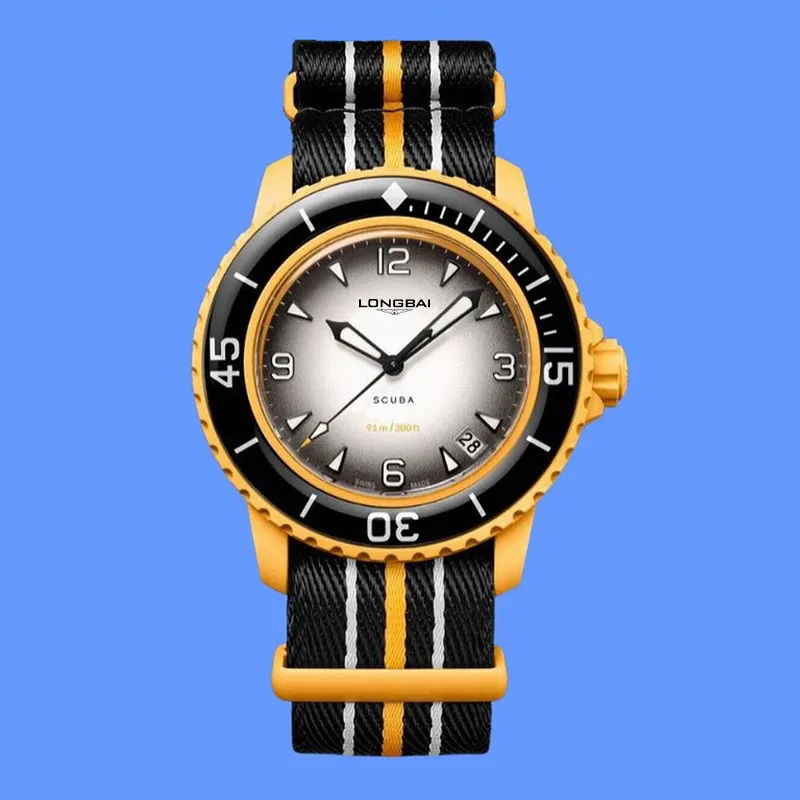 Orologio da polso personalizzato antartic India Ocean impermeabile Top Brand orologio da polso da uomo meccanico in plastica bioceramica automatico