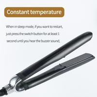Catokan Rambut & Pengering Profesional Styler Platinum 2-in-1 Aluminium Keramik dengan Layar LED Pemanasan Cepat untuk Penggunaan Rumah Tangga & Hotel