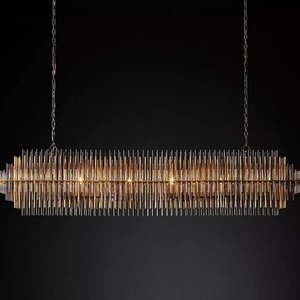 Lustre en cristal à 9 lumières, grand modèle, taillé et poli à la main, <span class=keywords><strong>suspension</strong></span> multi-ports, <span class=keywords><strong>luminaire</strong></span> suspendu en <span class=keywords><strong>grappe</strong></span> pour grand hall d'entrée - Product Image 3