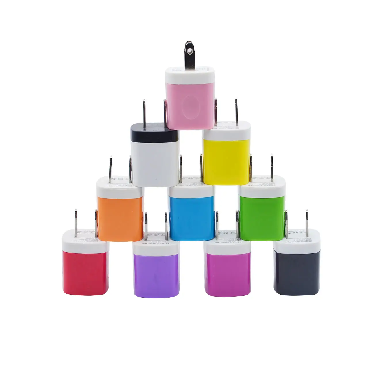 Wholesale Fast Charging Block 5W USB Wall Charger Adapter Mobile Phone Charger US Plug For iPhone Single Usb Charger