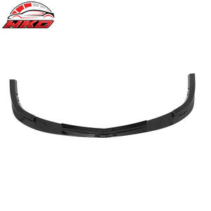 Lèvre de pare-chocs avant compatible avec Chevy Corvette C6 2006-2013 style ZR1, spoiler 3 pièces, noir brillant, pièces auto de haute qualité, kit carrosserie - Product Image 2