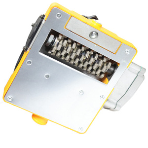 Râpeuse murale portative 1600 W de haute qualité, sans poussière, pour le décapage de peinture, de papier peint et de mastic sur les murs en béton, profondeur de 2 à 5 mm - Product Image 2