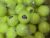 Balle de tennis pour chien de haute qualité, balle de tennis personnalisée avec logo, jouet à mâcher pour chien, balles pour animaux de compagnie