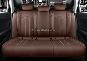 Set Completo di Lusso di <span class=keywords><strong>Coprisedili</strong></span> Auto su Misura per <span class=keywords><strong>Audi</strong></span> <span class=keywords><strong>A4</strong></span>/allroad 2017-2024, 11 Pezzi in Pelle PU Marrone, di Grande Successo - Product Image 3