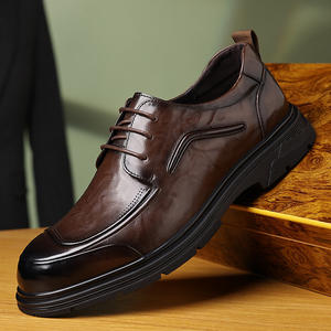 Zapatos de Vestir de Cuero de Lujo para Boda, Antideslizantes, Ligeros, Flexibles, Cómodos, para Novio, Fiesta, Banquete - Product Image 2