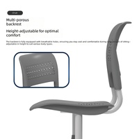 Chaises et bureaux métalliques épaissis à hauteur réglable pour les écoles primaires et secondaires ; Style minimaliste moderne pour projets scolaires en gros