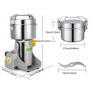 Prezzo di fabbrica grani smerigliatrice cibo secco 500g capacità <span class=keywords><strong>elettrico</strong></span> grano macina spezie smerigliatrice per spezie - Product Image 2