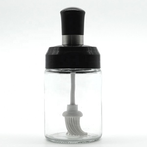 Vasetti di spezie in vetro cucchiaio spazzola per olio miele mestolo per la conservazione degli alimenti stampato condimenti bottiglia per condimenti sale condimento - Product Image 3