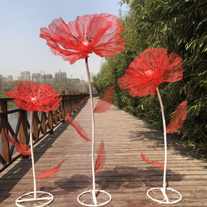 Nouveau guide routier Fleurs avec filets à fleurs pour la photographie Scènes de mariage Centres commerciaux et événements d'exposition de beauté - Product Image 5