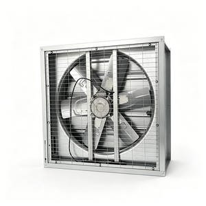 Ventilatore Industriale Minxin a Trasmissione Diretta in Acciaio Inox per Ventilazione di Allevamenti Avicoli, Centri Dati, Stalle (1380mm) - Product Image 3