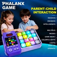 Console de jeu électronique personnalisée pour enfants : Puzzle matriciel éducatif, entraînement logique, défi de mémoire, jeu interactif lumineux pour stimuler le cerveau