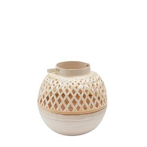 Articles bon marché en gros bougeoir en bambou léger facile à soulever lanterne en bambou couleur personnalisée - Product Image 3