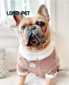 Diseñador de lujo XS y suéter de perro de lana pequeño estampado personalizado patrón sólido Valen para Otoño y verano hecho de algodón - Product Image 2