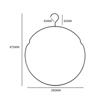 Cintre rond en métal doré antidérapant pour soutien-gorge Bikini Slip sans trace Cintre pour pantalon d'affichage de centre commercial