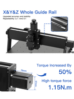 Routeur CNC de bureau Konmison 4540 Plus 3 axes 500W à broche unique pour le bois, le métal, l'acrylique et le plastique