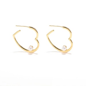 Eleganti Orecchini a Perno con Cuore in Finta Perla, Stile Coreano Minimalista, Gioielli da Donna alla Moda per Uso Quotidiano, Regalo Chic - Product Image 5