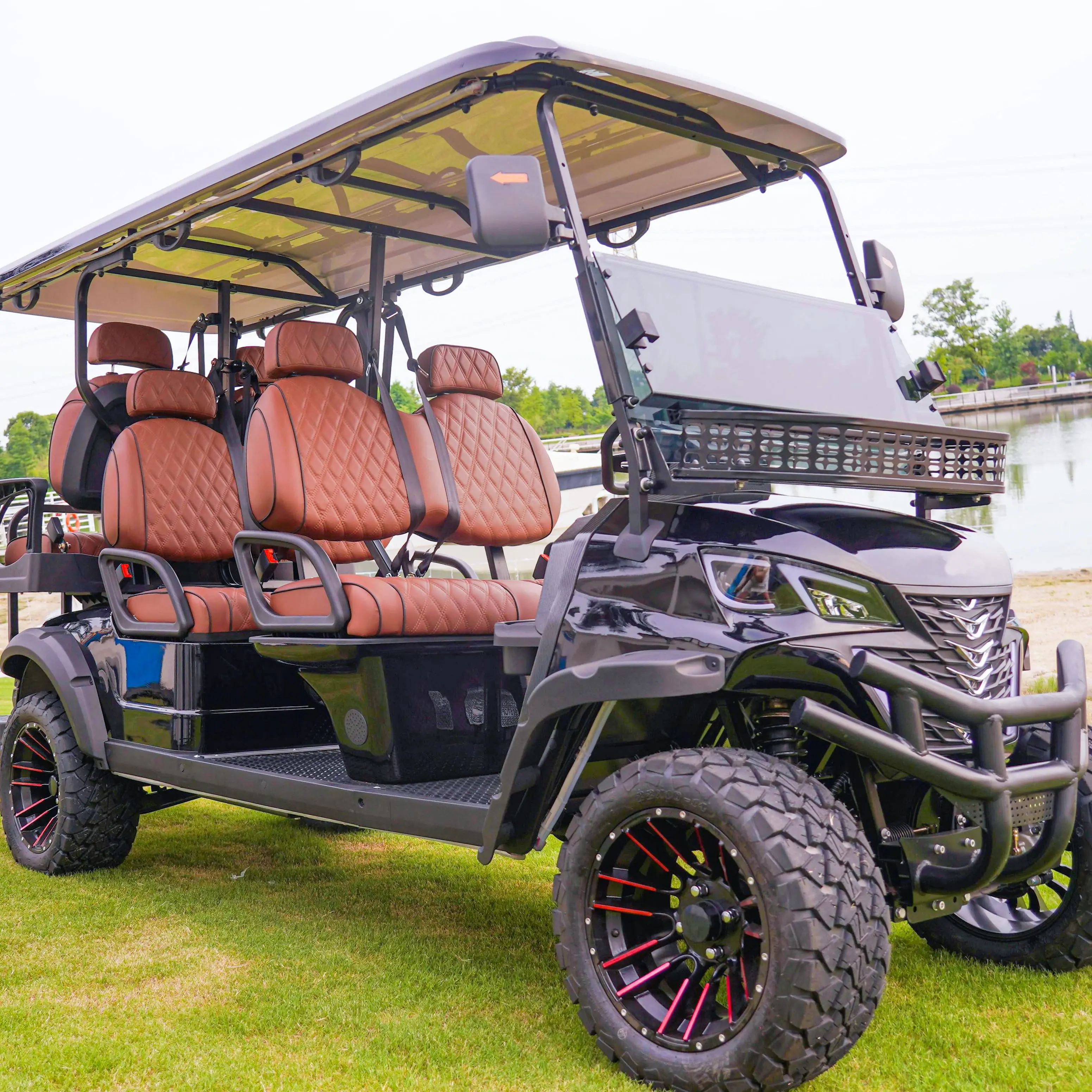 72v 14" Optional Wheels electric golf cart hotel golf cart