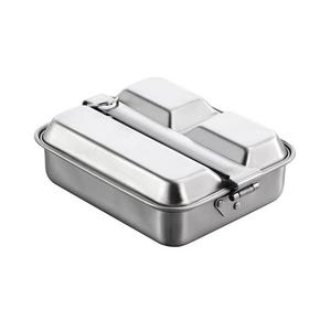 Scatola da <span class=keywords><strong>pranzo</strong></span> da campeggio all'aperto con Kit di latta in acciaio inossidabile a due <span class=keywords><strong>set</strong></span> - Product Image 1