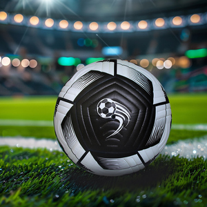 Aiju venta al por mayor profesional de alta calidad PU pelota de fútbol varios tipos entrenamiento de fútbol en tamaño 5 barato Original <span class=keywords><strong>Balon</strong></span> De <span class=keywords><strong>Futbol</strong></span> - Product Image 2