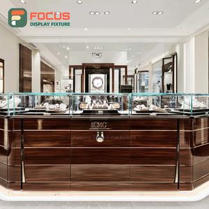 Sistema de Muebles Minimalistas para Joyería, Mostrador de Joyería con Superficie Pulida para Centro Comercial - Product Image 1