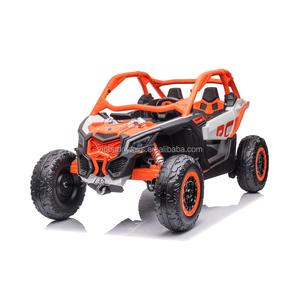 License Can Am Marverick UTV <strong>Lorry</strong> 24V Battery Plastic Roller Coaster Children Electric Ride on <strong>Toy</strong> Yellow Ride-on Cars for Kids - Product Image 3