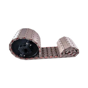 1600 Food Grade Modulaire Platte Band Plastic Kettingplaat Limiettype Transportband voor Voedsel- en Drankenverpakkingslijnen - Product Image 6