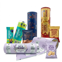 Film en rouleau laminé BOPP CPP imprimé sur mesure, qualité alimentaire, thermoscellable, pour l'emballage de snacks, biscuits, chips et produits de boulangerie