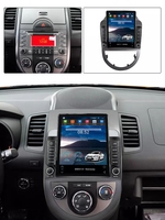 Système multimédia de voiture Tesla Android 13 pour KIA Soul 2010-2013, 8+128G, caméra 360°, éclairage des touches, Bluetooth, GPS, navigation, autoradio