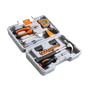 35-Piece Household and Car <b>Tool</b> <b>Set</b> Folding Hard Case with Multi-Function Hand <b>Tools</b> for Home Repair and Roadside Emergency - Product Image 1