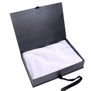 Custom Wig Boxes With Logo Black Luxury Hair Boxes With Bow Hair Extensions Packaging Box With Bow