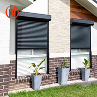 Pare-soleil d'extérieur en aluminium stores enrouleurs Manufacture Direct Waterproof Modern Outdoor Window Shutters Vertical Customized Size