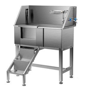 Estación de lavado de ducha para el cuidado de perros y gatos, bañera de acero inoxidable para mascotas, bañera con <span class=keywords><strong>escaleras</strong></span> para mascotas - Product Image 3