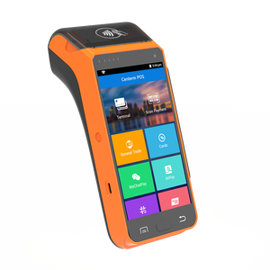 4G <span class=keywords><strong>Wifi</strong></span> Sim Thẻ cầm tay màn hình cảm ứng máy POS thanh toán Di động taxi xe máy tiền mặt dữ liệu không dây hệ thống POS với máy in - Product Image 1