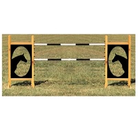 Portable saut obstacle enfant taille cheval saut cheval Silhouette passe-temps cheval pour intérieur ou extérieur amusant