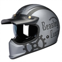Casque de moto intégral Ilink sur mesure, modèle off 02 gris, en ABS, taille L, neuf, pour remplacement/réparation