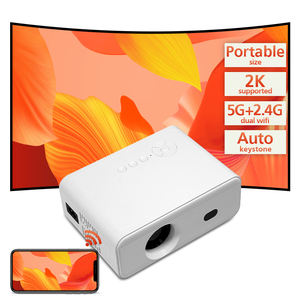 Projecteur multimédia L012 120 lumens ANSI, 720p HD, avec batterie intégrée, haut-parleur, home cinéma, cadeau pour enfants - Product Image 1