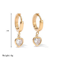 Boucles d'oreilles Huggie en acier inoxydable doré, finition argentée, design élégant, bijoux pour femmes, idéales pour l'école