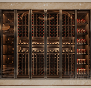 Factory Design Wine Cabinet Stainless-steel <b>Cooling</b> <b>Rack</b> Cellar Humidity Control Type Stainless Steel Wine Cabinet Material - Product Image 4